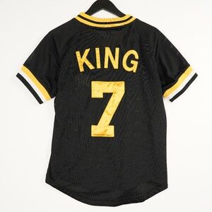 VTG All Stars Mesh Jersey Black Keys Size M KING #7 brooklyn USA